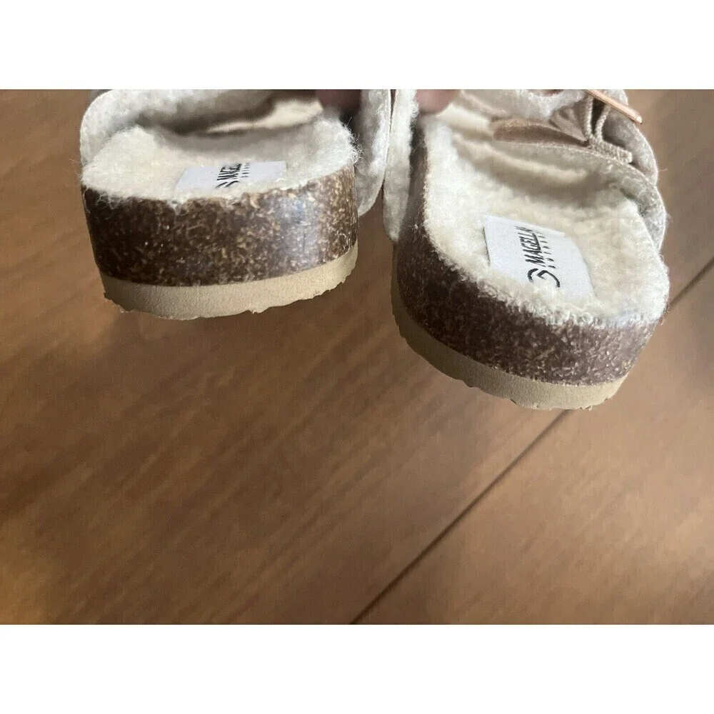 Magellan Outdoors Girls Slip On Sandals Slides Glitter Size 13/1